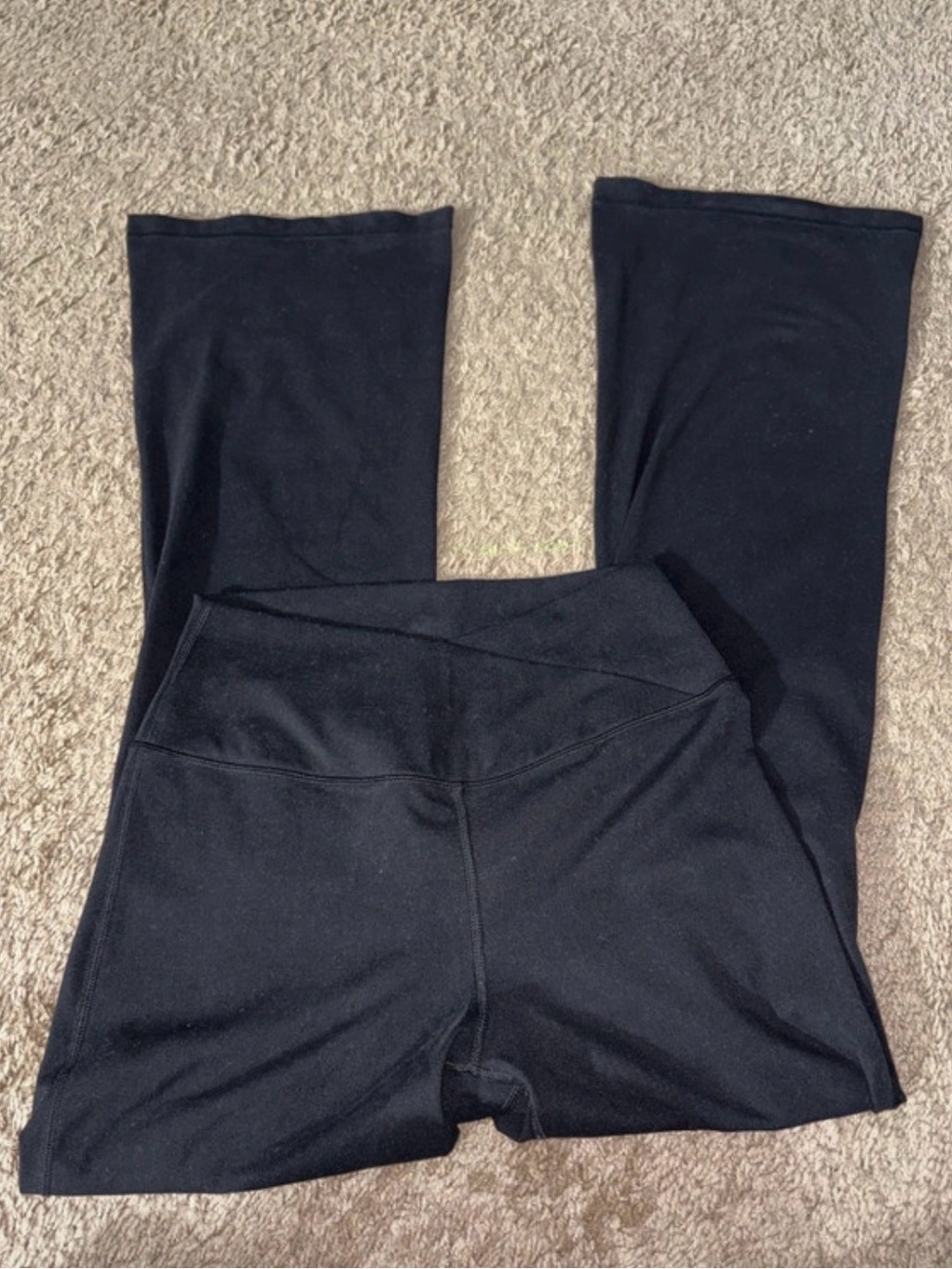 High-Waist Black Yoga Pants for Women